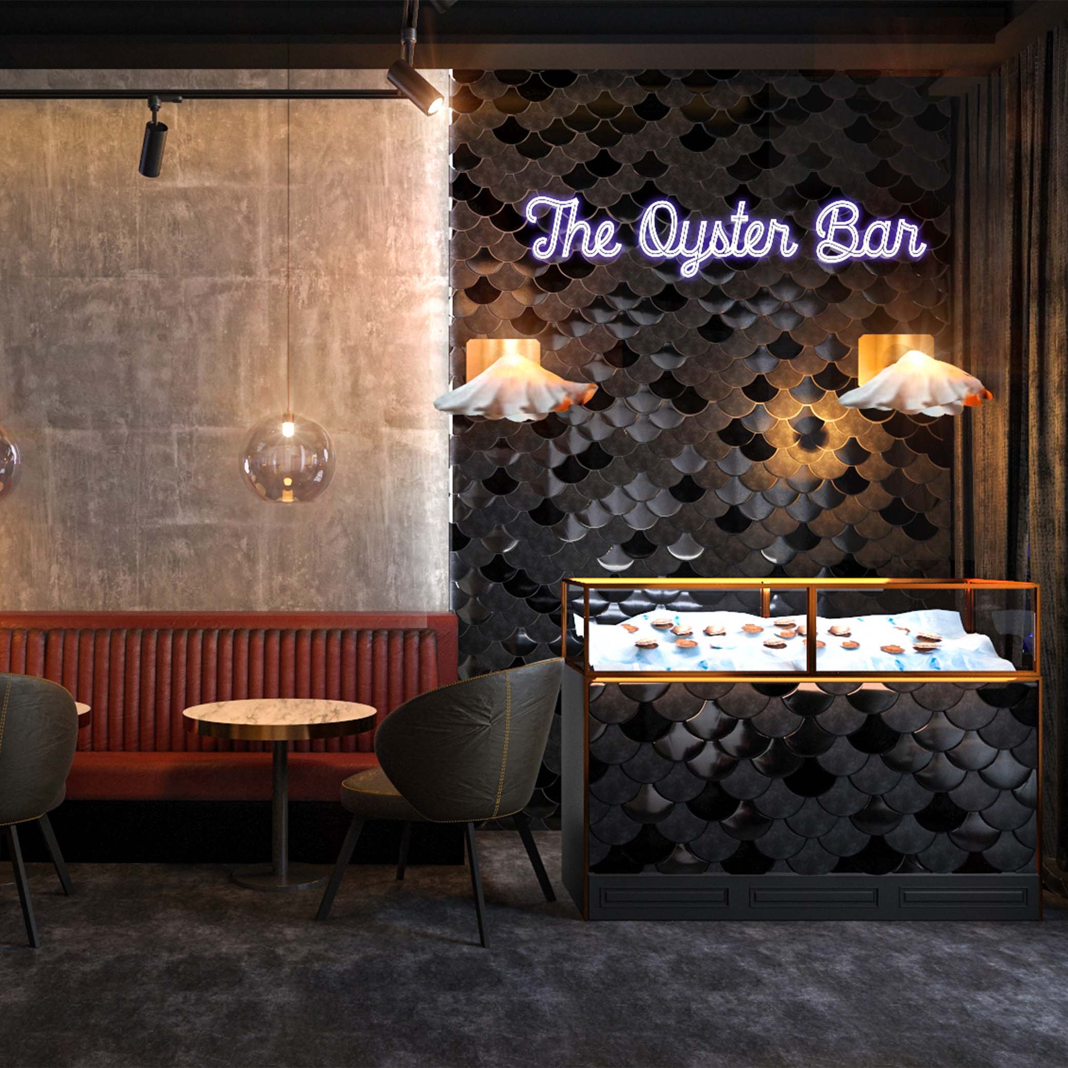 Restaurant Design: Oyster Restaurant and Bar Visual