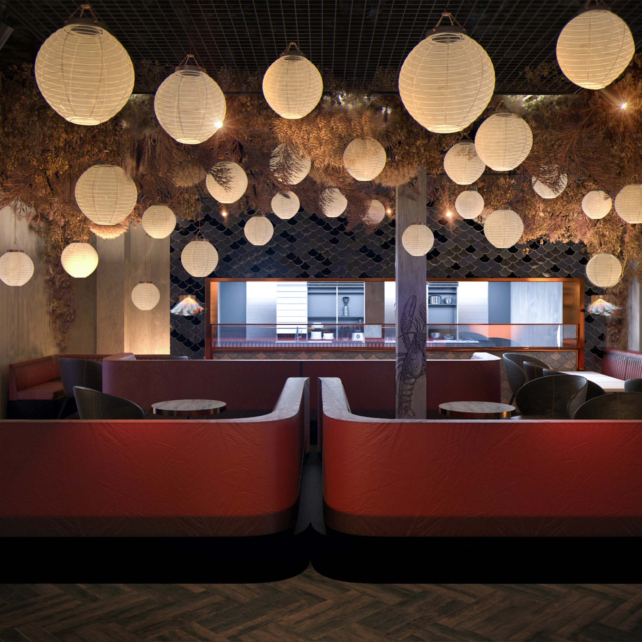Restaurant Design: Oyster Restaurant Visual