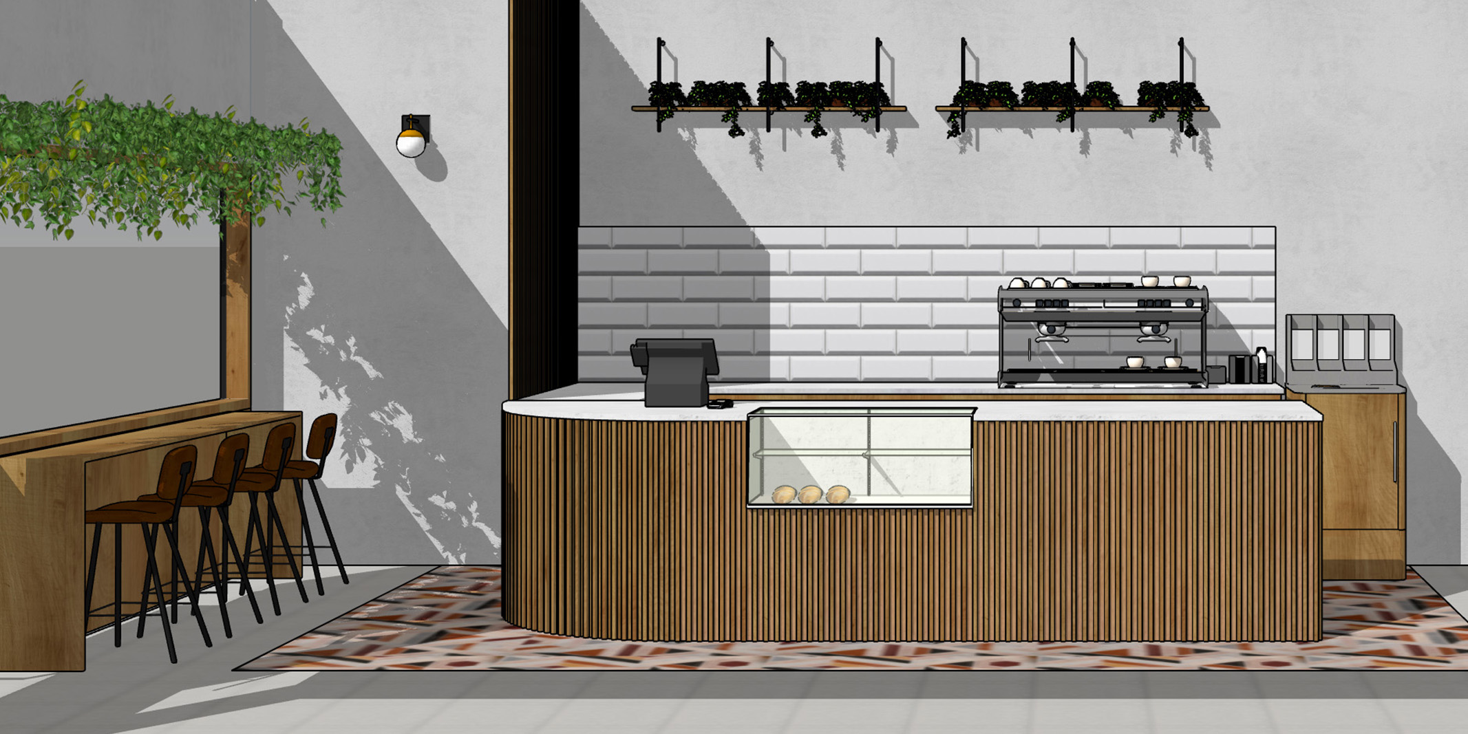 The Collective Visual: Coffee Shop Interior